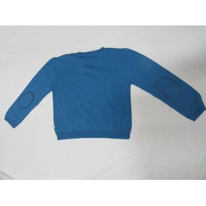 noukie's , jongens , trui , fijn gebreid , hard blauw , 4 jaar 104