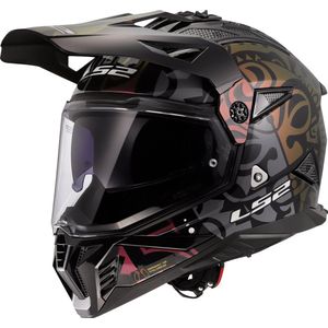 LS2 - MX702 Pioneer II Rangi - Integraalhelm - KPA - Zwart
