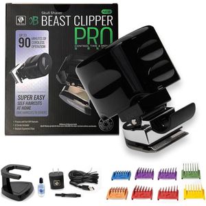 Elektrische Tondeuse voor Hoofd, Baard en Snor met Ergonomisch Ontwerp