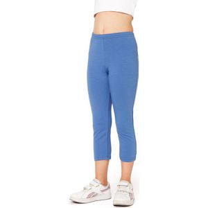 Bellivalini – Leggings – Meisjes – 3/4 Capri – Viscose – Jeans – 128 - BLV-BLV50-280-LE