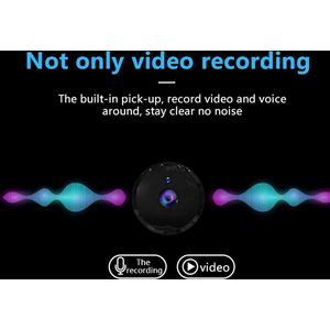 Home Security Camera HD 1080P Mini-camera Draadloos Smart WiFi met Nachtzicht en Bewegingsdetectie