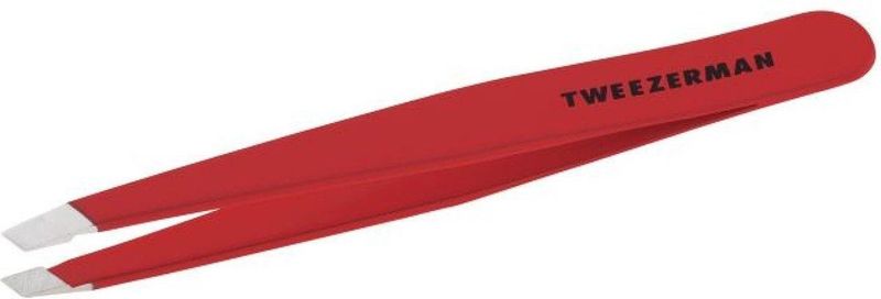 Tweezerman Slant Tweezer Pincet Signature Red - Studio Line