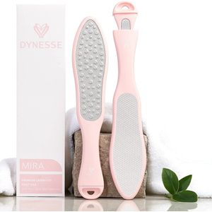 Eeltverwijderaar, dikke eelt- en likdoorns verwijderen, grof en fijn - voetvijl van roestvrij staal, voetvijl voor nat en droog