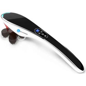 Handheld Massager - Massageapparaat - Nekmassage - Rugmassage - Merk:BX Fitness® - Elektrische Masseur Zwart