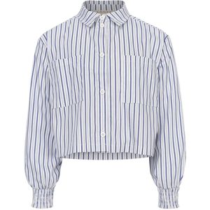 LOOXS 10sixteen 2601-5105-850 Meisjes Blouse - Maat 122/128 - Blauw van 100% Cotton