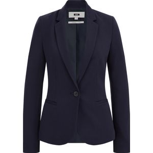 WE Fashion Dames getailleerde jersey stretch blazer
