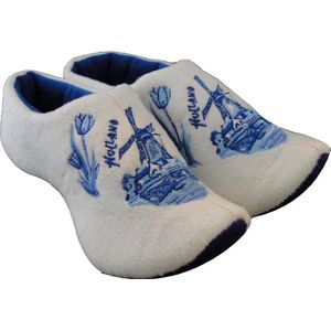 Klompsloffen Delftblue maat 31-35