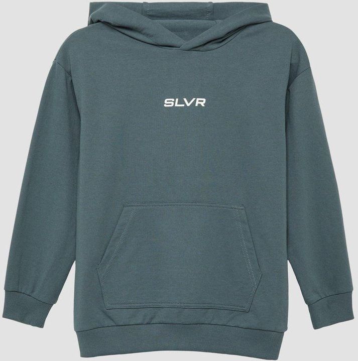 s.Oliver - Hoodie - Blauw - Katoen - Met Capuchon