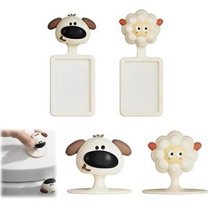Multifunctioneel wc-bril handvat - Set van 4 - Handig toiletbrillifter - WC-deksel handvat .
