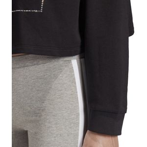 adidas Originals Crop Hoodie Sweatshirt Vrouw Zwarte 34