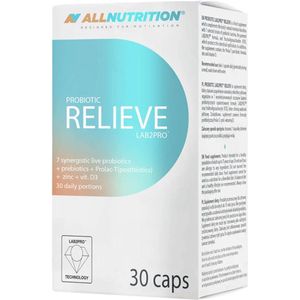 Allnutrition | Probiotica Relieve LAB2PRO | 30 capsules 30 servings | Supplement | Darmflora | Spijsvertering | Nutriworld