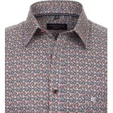 Casa Moda - Short Sleeve Overhemd Print Multicolour - Heren - Maat M - Regular-fit