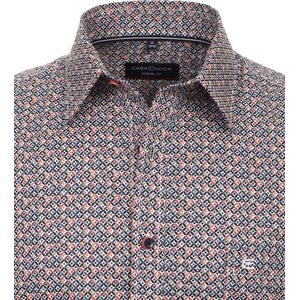 Casa Moda - Short Sleeve Overhemd Print Multicolour - Heren - Maat XL - Regular-fit