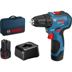 Bosch Professional GSR 12V-30 Accuboormachine - Met 2 12V accu's en lader