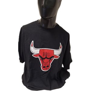 CHICAGO BULLS- NEW ERA - T-SHIRT -BLACK- S