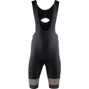 Nalini - Heren - Fietsbroek kort met Bretels - Koersbroek - Wielrenbroek Met Zeem - Zwart - WARMREFLEXBIBSHORT - XL