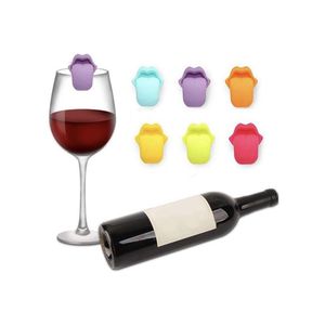 glasmarker 6 stuks - glazen marker - Glaslabel - Wijnglas markers - Glasmarkeerders - Wijnglas - Wijnglas Kraaltjes - Wijnglasmarkeerders -