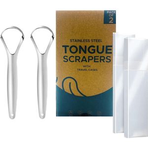 Tongschraper - Mondverzorging - 100% Hygiënisch - Duurzaam - Tongschrapers - Tong Schraper - Tong Reiniger - Tongreiniger - Must Have Voor In De Badkamer!
