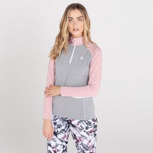 De Dare 2B Involved Ii Fleece Met Halve Rits - Dames - Core Stretch - Sneldrogend - Pastelroze