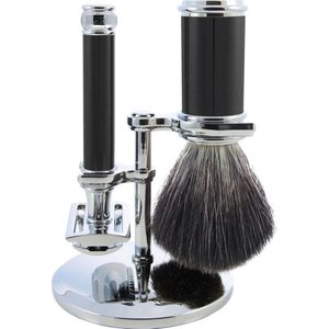 Scheerset Safety Razor - Fibre - rubber coated