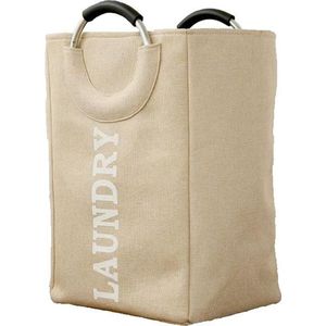 SUNMOOL Wasmand - Waszak - Laundry bag - Laundry basket - Opvouwbaar - 44Liter - Beige