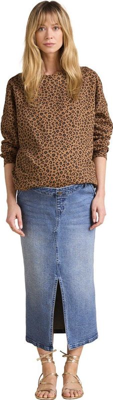 Envie de fraise Lange zwangerschapsrok met split vooraan ENVIE DE FRAISE