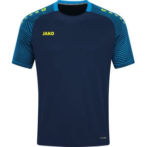 Jako - T-shirt Performance - Blauwe Voetbalshirt Heren-3XL