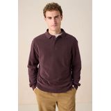 Sissy-Boy - Badstof Sweater - Bruin - Regular Fit