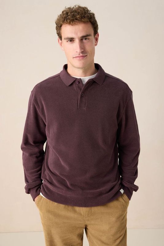 Sissy-Boy - Badstof Sweater - Bruin - Regular Fit