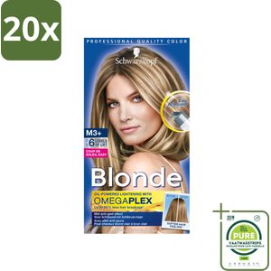 20 x Schwarzkopf - Haarverf - Coupe de Soleil Easy Highlighter M3+ - Grootverpakking - Highlights - Haarkleur - Blonderen - Coupe Soleil - Haarkleuring