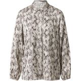 comma - Blouse - Satijn - Viscose - Lange Mouwen - Knoopsluiting