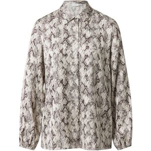 comma - Blouse - Satijn - Viscose - Lange Mouwen - Knoopsluiting