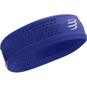 Compressport | Thin Headband On/Off 2.0 | Unisex Hoofdband | Dazzling Blue/White | One size -