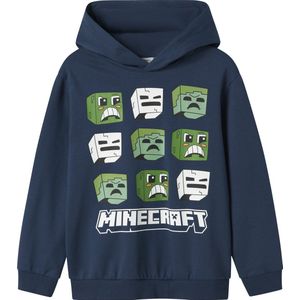 NAME IT - NKMSAAG MINECRAFT NREG - Sweatshirt - Jongens - Wit - Lange Mouwen