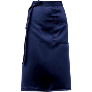 Thelau - Vita Schort - Waterdicht Kookschort (68 x 70 cm) - Uniseks met Zakken - Verstelbaar - Obers & Restaurant - Zwart