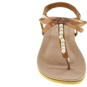 MRCH. Label Senne Dames Sandalen - Bruin - Maat 41