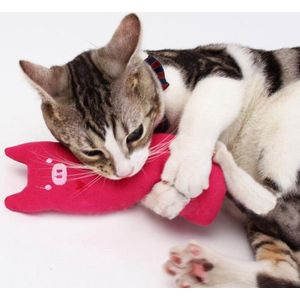 Hiden | Katten Speelgoed - Kussen met Kattenkruid - Zacht | Roze