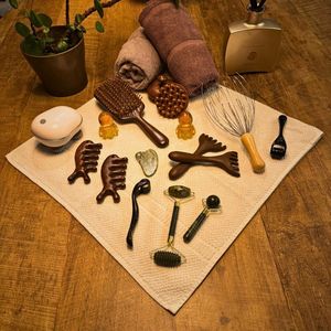Headspa Tools - 16 Stuks - HEADSPA Toolset - kammen, borstels, hoofdhuid massager - compleet pakket - headspa startpakket