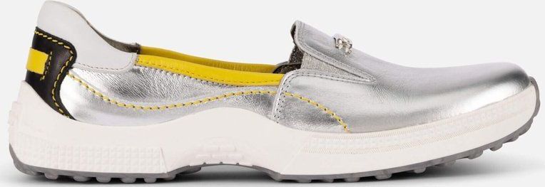 ZOO Adventure - Kate - Mocassin - Zilver - Metallic Leer