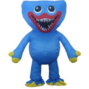 Nivard Dino Pak - Kostuum - Opblaasbaar - Minous Het Blauwe Monster - Opblaas - Halloween - Carnavalskleding - Voor Volwassenen 150-190cm