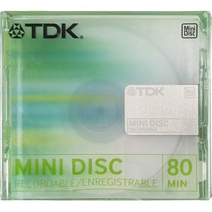 TDK Recordable Mini Disc Green 80 Min