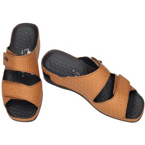 Vital -Dames - camel - slippers & muiltjes - maat 36
