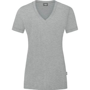 Jako Organic T-Shirt Dames - Lichtgrijs Gemeleerd | Maat: 48