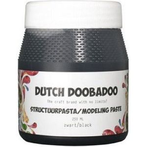 Dutch Doobadoo structuurpasta glad zwart 250 ml