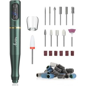 Draadloze 12-in-1 Professionele Elektrische Nagelvijlen voor Manicure en Pedicure