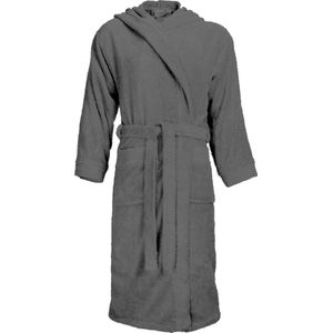Dusk till Dawn Badjas met Capuchon 385 gram Antraciet - Maat L