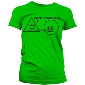 Hybris You're Pointless Girly T-Shirt Damen Green-S
