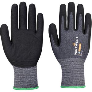 Portwest SG Grip 15 Eco Nitril Handschoen - (pk12) - Grijs/zwart - S