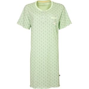 Tenderness Dames Nachthemd - 100% Katoen - Groen - Maat XL