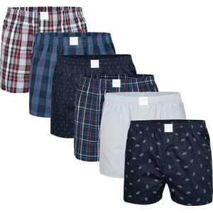 MG-1 Wijde Kinder Boxershorts Jongens 6-Pack D915K - Maat 176